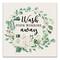 Wash Your Worries Away White 16" x 16" Canvas Wall Art